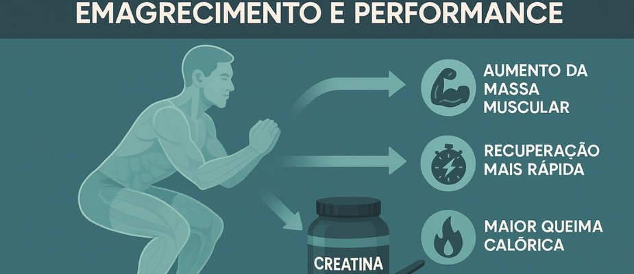 Qual a melhor creatina para emagrecer e otimizar os resultados